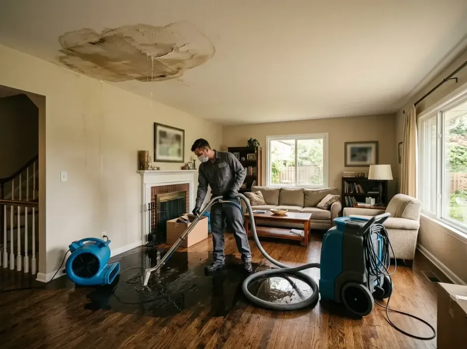attic-pipe-burst-ceiling-drip-008 — frequently asked questions, Water Damage Restoration & Carpet Care in Riverview Park, PA